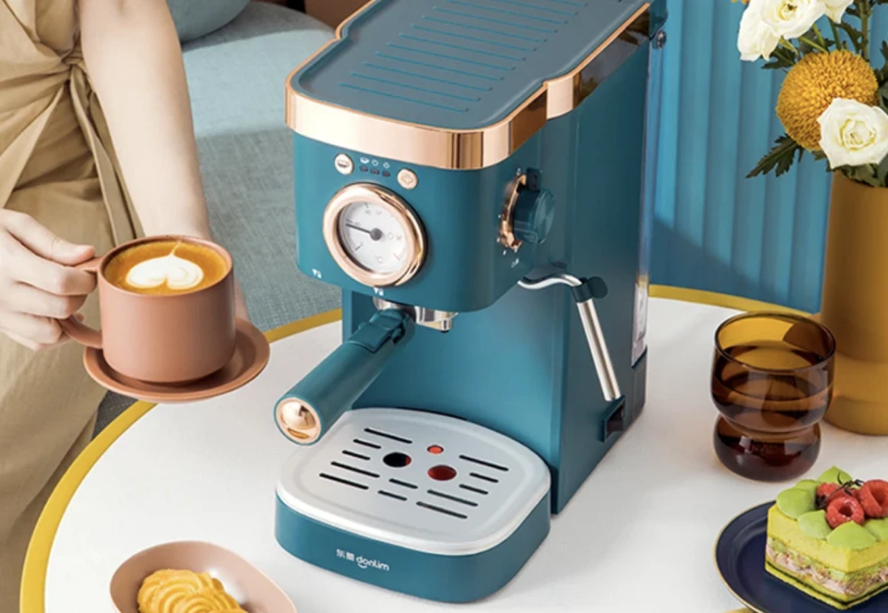 coffee machine with grinder and espresso